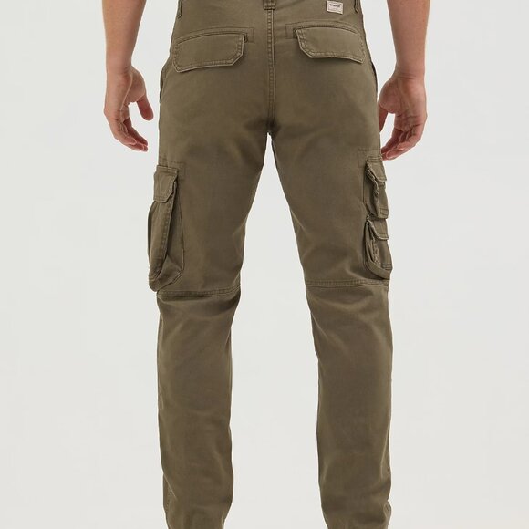 NEW Wrangler Pine Green Relaxed Fit Flex Cargo Pants - Picture 3 of 10